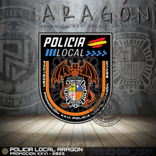 Cargar imagen en el visor de la galería, EMBLEMA CONMEMORATIVO PROMOCIÓN XXVI POLICIA LOCAL ARAGON 2023
