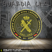 Cargar imagen en el visor de la galería, EMBLEMA PUESTO DE LA GUARDIA CIVIL DE LOECHES - ANCHUELO
