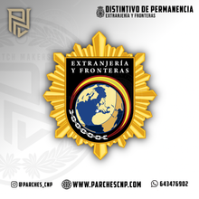 Cargar imagen en el visor de la galería, EMBLEMA OFICIAL DE EXTRANJERÍA Y FRONTERAS POLICÍA NACIONAL
