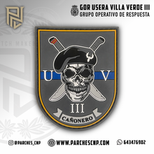 Cargar imagen en el visor de la galería, EMBLEMA DE BRAZO CAÑONEROS III USERA VILLAVERDE
