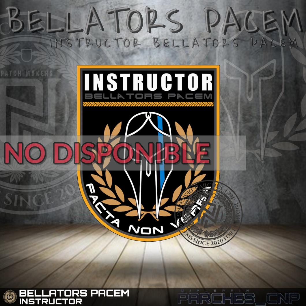 EMBLEMA BELLATORS PACEM - INSTRUCTOR