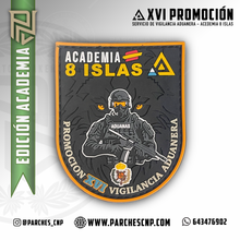 Cargar imagen en el visor de la galería, EMBLEMA ACADEMIA 8 ISLAS - PROMOCIÓN XVI VIGILANCIA ADUANERA
