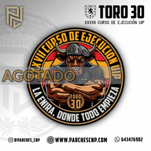 Cargar imagen en el visor de la galería, EMBLEMA CONMEMORATIVO TORO 30 - CURSO XXXVII DE EJECUCIÓN PARA U.I.P.
