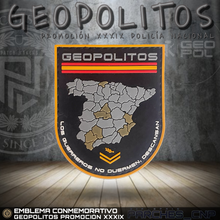 Cargar imagen en el visor de la galería, EMBLEMA GEOPOLITOS - APTOS PROMOCIÓN XXXIX ACADEMIA GEOPOL
