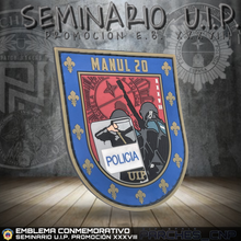 Cargar imagen en el visor de la galería, EMBLEMA CONMEMORATIVO DEL SEMINARIO DE U.I.P. DE LA PROMOCIÓN XXXVIII
