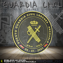 Cargar imagen en el visor de la galería, EMBLEMA PUESTO DE LA GUARDIA CIVIL DE LOECHES - ANCHUELO
