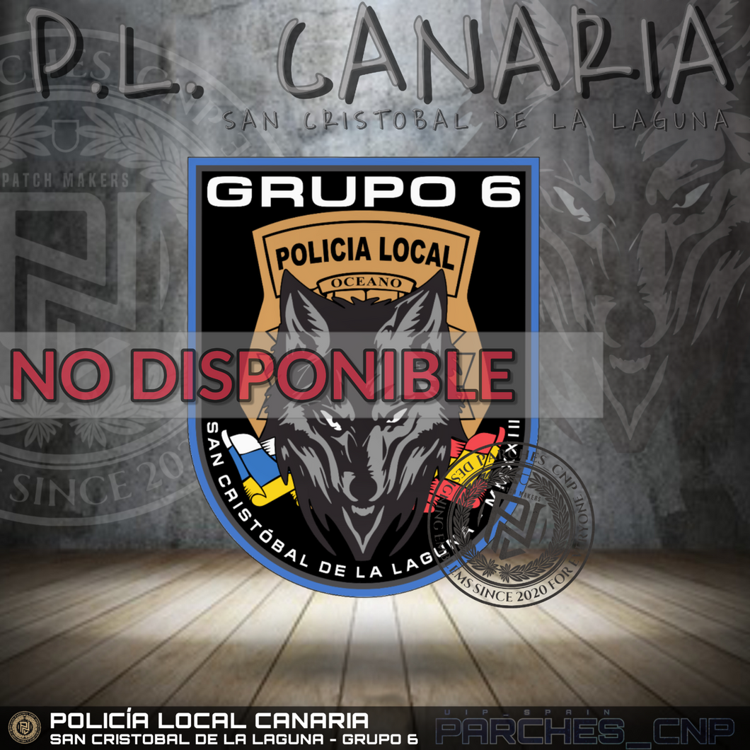 EMBLEMA POLICIA LOCAL CANARIA - GRUPO 6 - SAN CRISTOBAL DE LA LAGUNA