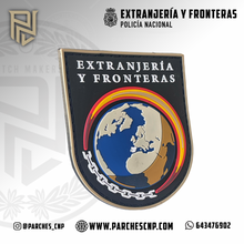 Cargar imagen en el visor de la galería, EMBLEMA OFICIAL DE EXTRANJERÍA Y FRONTERAS POLICÍA NACIONAL
