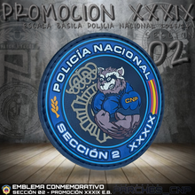 Cargar imagen en el visor de la galería, EMBLEMA CONMEMORATIVO SECCIÓN 02 P.N. E.B. PROMOCIÓN XXXIX
