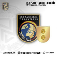 Cargar imagen en el visor de la galería, EMBLEMA OFICIAL DE EXTRANJERÍA Y FRONTERAS POLICÍA NACIONAL
