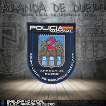 Cargar imagen en el visor de la galería, EMBLEMA DE BRAZO GRUPO LOCAL DE SEGURIDAD CIUDADANA DE ARANDA DE DUERO
