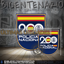 Cargar imagen en el visor de la galería, EMBLEMA OFICIAL BICENTENARIO DE LA POLICÍA NACIONAL 1824-2024
