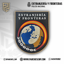 Cargar imagen en el visor de la galería, EMBLEMA OFICIAL DE EXTRANJERÍA Y FRONTERAS POLICÍA NACIONAL
