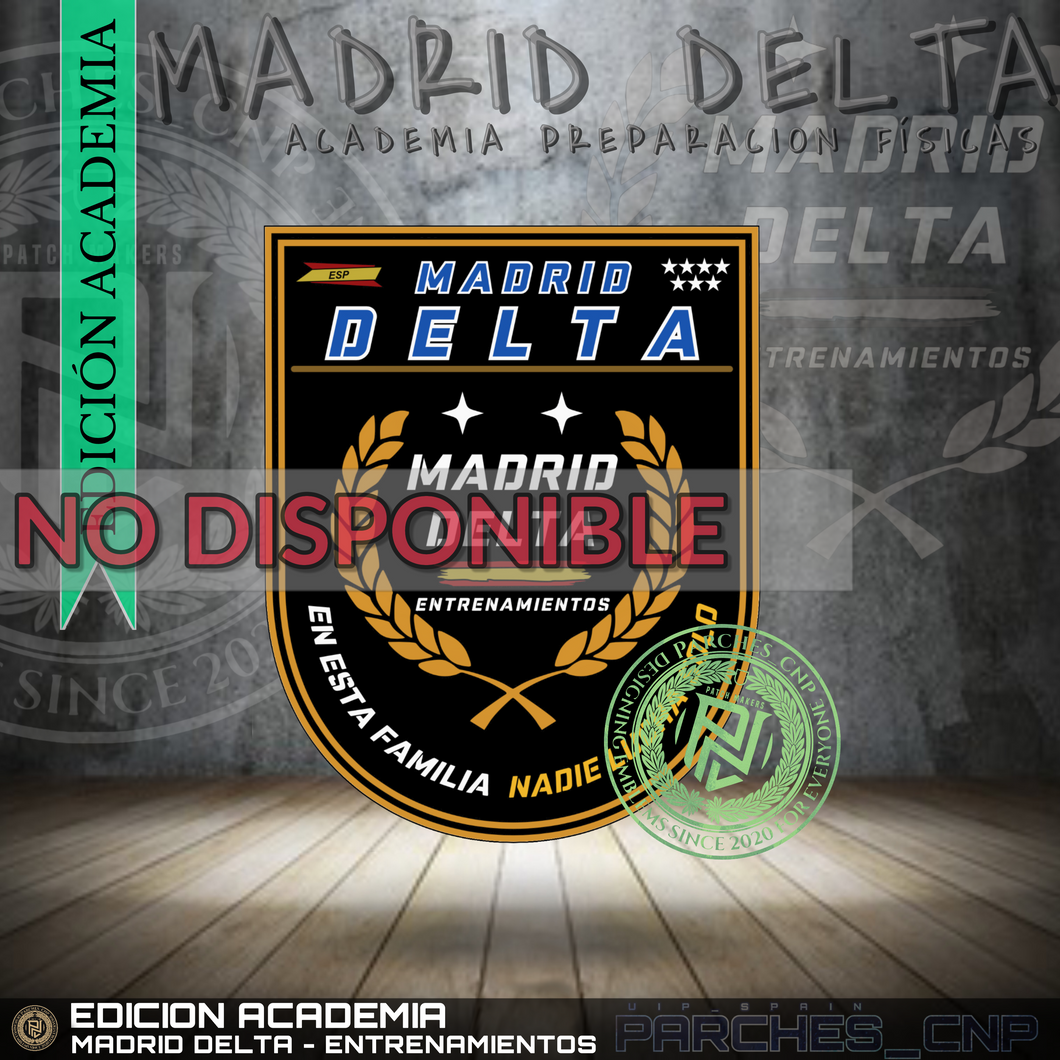 EMBLEMA ACADEMIA DELTA MADRID - ENTRENAMIENTOS