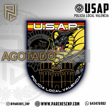 Cargar imagen en el visor de la galería, EMBLEMA POLICIA LOCAL DE VALENCIA - U.S.A.P.
