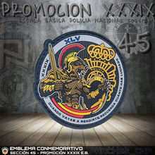 Cargar imagen en el visor de la galería, EMBLEMA CONMEMORATIVO SECCIÓN 45 P.N. E.B. PROMOCIÓN XXXIX
