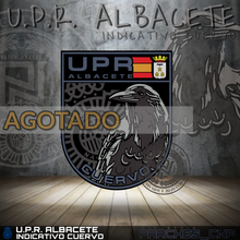 Cargar imagen en el visor de la galería, EMBLEMA U.P.R. - CUERVO - ALBACETE (VERSIÓN ESCUDO P.N.)
