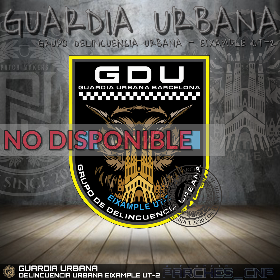 EMBLEMA GUARDIA URBANA DE BARCELONA - EIXAPLE UT-2