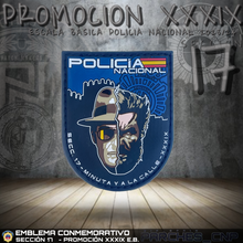 Cargar imagen en el visor de la galería, EMBLEMA CONMEMORATIVO SECCIÓN 17 P.N. E.B. PROMOCIÓN XXXIX
