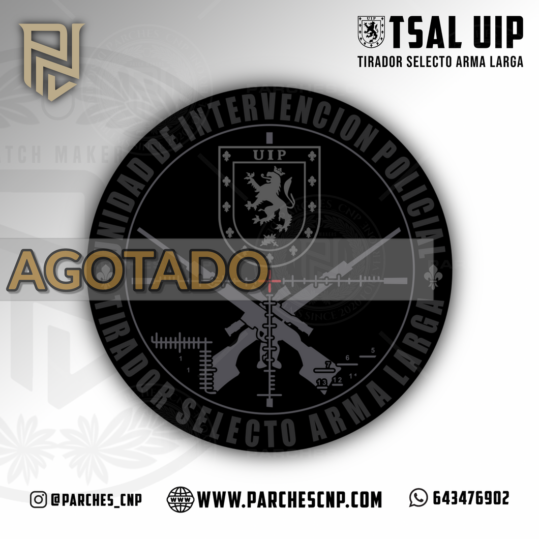 EMBLEMA TSAL TIRADOR SELECTO ARMA LARGA U.I.P.