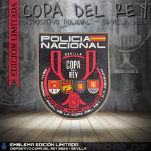 Cargar imagen en el visor de la galería, EMBLEMA CONMEMORATIVO DISPOSITIVO POLICIAL FINAL COPA DEL REY - SEVILLA 2023
