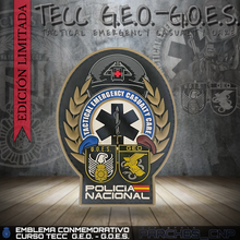 Cargar imagen en el visor de la galería, EMBLEMA CONMEMORATIVO CURSO AVANZADO TECC G.E.O. - G.O.E.S.
