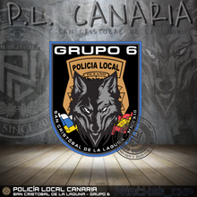 Cargar imagen en el visor de la galería, EMBLEMA POLICIA LOCAL CANARIA - GRUPO 6 - SAN CRISTOBAL DE LA LAGUNA
