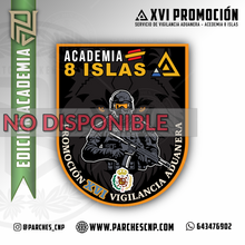 Cargar imagen en el visor de la galería, EMBLEMA ACADEMIA 8 ISLAS - PROMOCIÓN XVI VIGILANCIA ADUANERA
