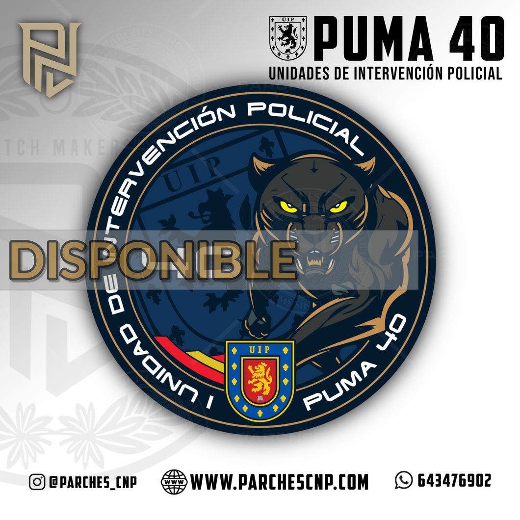 EMBLEMA PUMA 40 U.I.P.