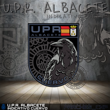 Cargar imagen en el visor de la galería, EMBLEMA U.P.R. - CUERVO - ALBACETE (VERSIÓN ESCUDO P.N.)
