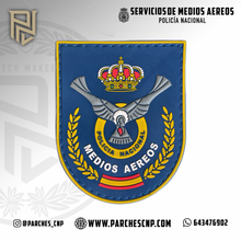 Cargar imagen en el visor de la galería, EMBLEMA DE SERVICIOS DE MEDIOS AÉREOS DE LA POLICÍA NACIONAL
