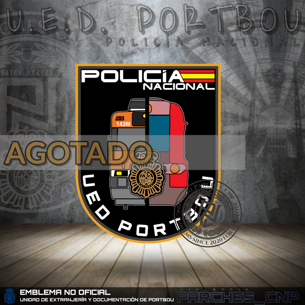 EMBLEMA DE BRAZO UNIDAD EXTRANJERÍA Y DOCUMENTACIÓN DE PORTBOU