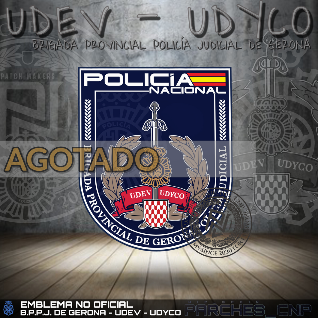 EMBLEMA DE BRAZO B.P.P.J. DE GERONA - UDEV - UDYCO