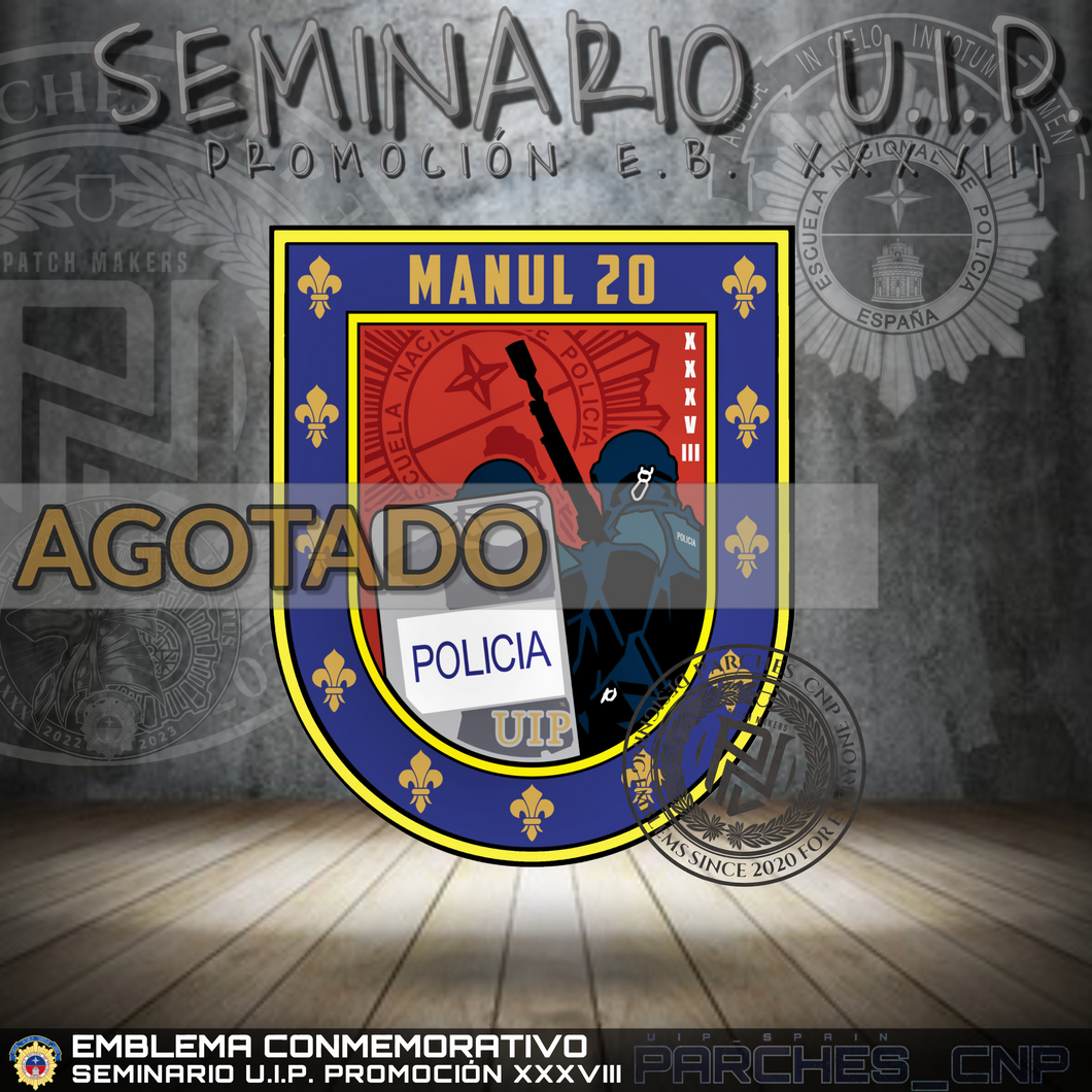 EMBLEMA CONMEMORATIVO DEL SEMINARIO DE U.I.P. DE LA PROMOCIÓN XXXVIII