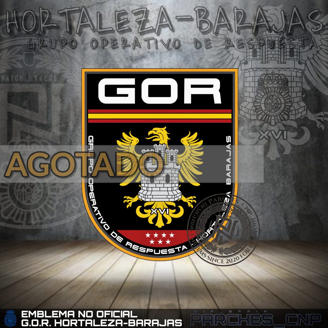 EMBLEMA DE BRAZO G.O.R. HORTALEZA-BARAJAS