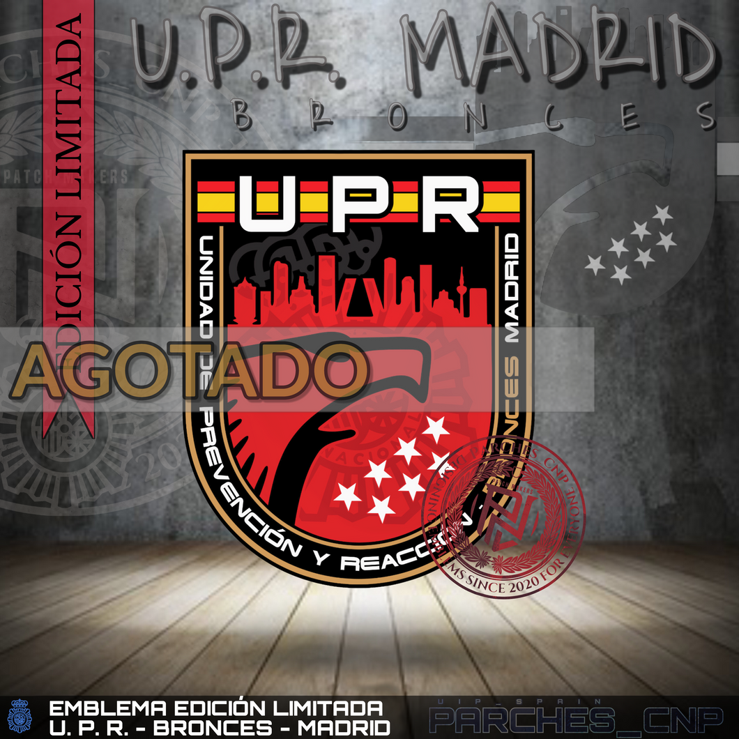 EMBLEMA U.P.R. - BRONCES - MADRID