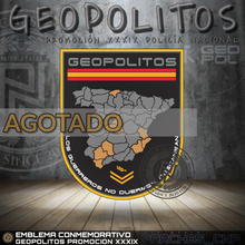 Cargar imagen en el visor de la galería, EMBLEMA GEOPOLITOS - APTOS PROMOCIÓN XXXIX ACADEMIA GEOPOL
