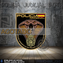 Cargar imagen en el visor de la galería, EMBLEMA DE BRAZO DE LA POLICÍA JUDICIAL DE LA COMISARÍA DE ROTA
