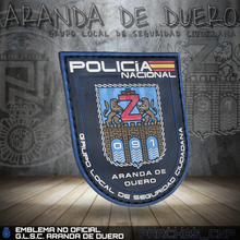 Cargar imagen en el visor de la galería, EMBLEMA DE BRAZO GRUPO LOCAL DE SEGURIDAD CIUDADANA DE ARANDA DE DUERO
