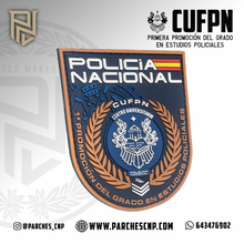 Cargar imagen en el visor de la galería, EMBLEMA CONMEMORATIVO 1ª PROMOCIÓN DEL GRADO EN ESTUDIOS POLICIALES (CUFPN)
