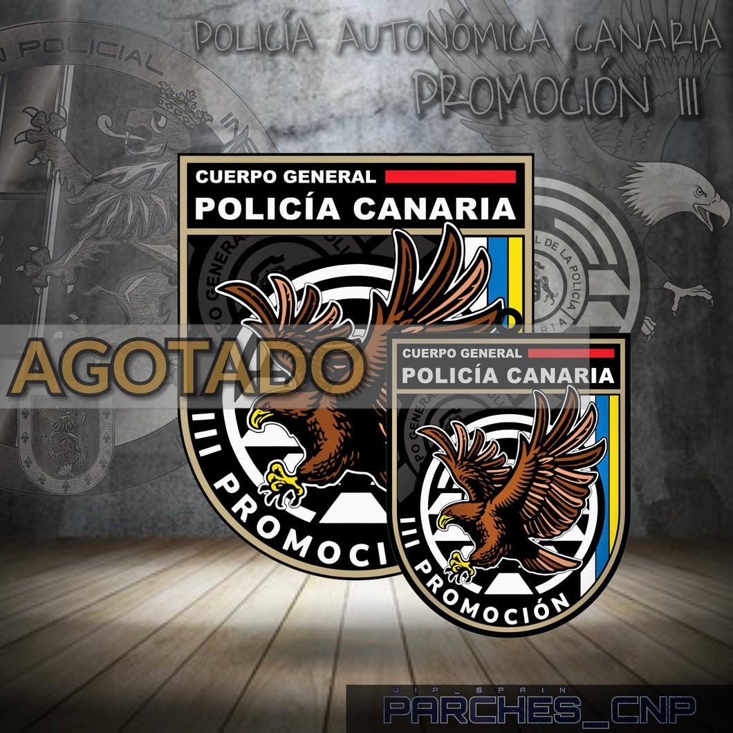 EMBLEMA CONMEMORATIVO PROMOCIÓN III POLICÍA CANARIA