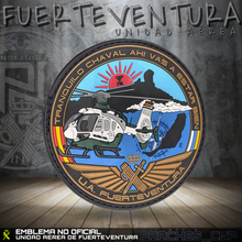 Cargar imagen en el visor de la galería, EMBLEMA DE LA UNIDAD AÉREA DE LA G.C. DE FUERTEVENTURA MODELO AIRBUS HELICOPTERS H135
