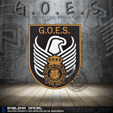 Cargar imagen en el visor de la galería, EMBLEMA OFICIAL GRUPOS OPERATIVOS ESPECIALES DE SEGURIDAD (G.O.E.S.)
