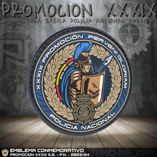 Cargar imagen en el visor de la galería, EMBLEMA CONMEMORATIVO P.N. E.B. PROMOCIÓN XXXIX
