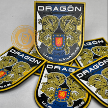 Cargar imagen en el visor de la galería, EMBLEMA X U.I.P DRAGÓN (LAS PALMAS DE GRAN CANARIA Y SANTA CRUZ DE TENERIFE)
