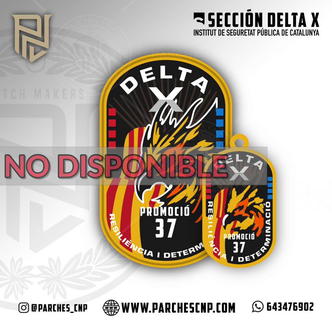 EMBLEMA PROMOCIÓ XXXVII MOSSOS D´ESQUADRA SECC DELTA X AÑO 2024