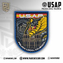 Cargar imagen en el visor de la galería, EMBLEMA POLICIA LOCAL DE VALENCIA - U.S.A.P.
