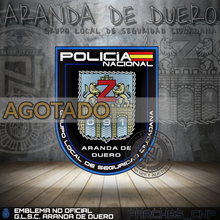 Cargar imagen en el visor de la galería, EMBLEMA DE BRAZO GRUPO LOCAL DE SEGURIDAD CIUDADANA DE ARANDA DE DUERO
