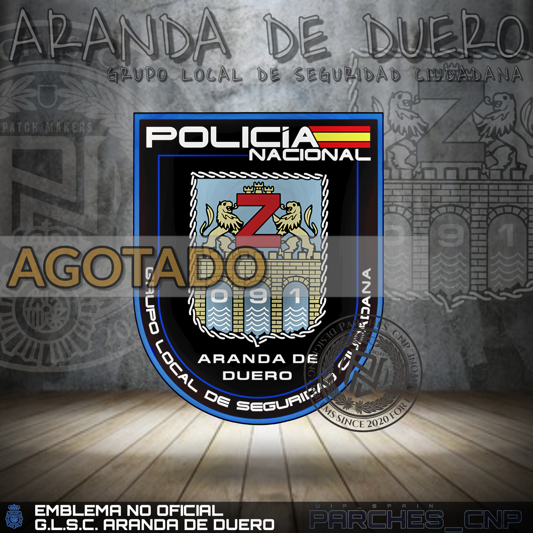 EMBLEMA DE BRAZO GRUPO LOCAL DE SEGURIDAD CIUDADANA DE ARANDA DE DUERO