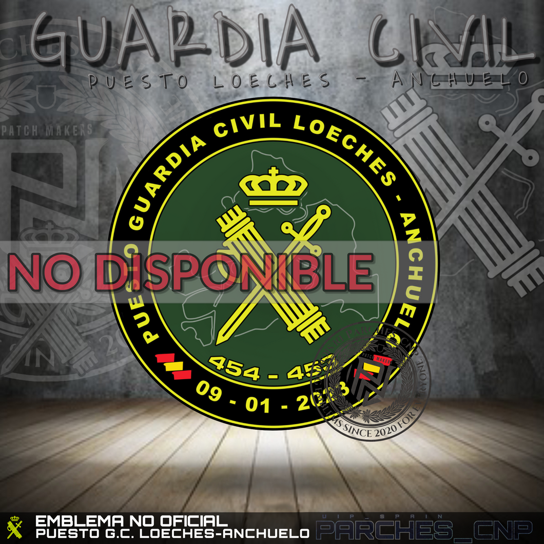 EMBLEMA PUESTO DE LA GUARDIA CIVIL DE LOECHES - ANCHUELO